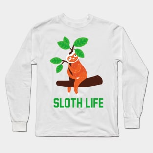 Funny Sloth Long Sleeve T-Shirt